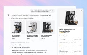 جستجوی chatgpt اکنون یک همراه بهتر خرید است